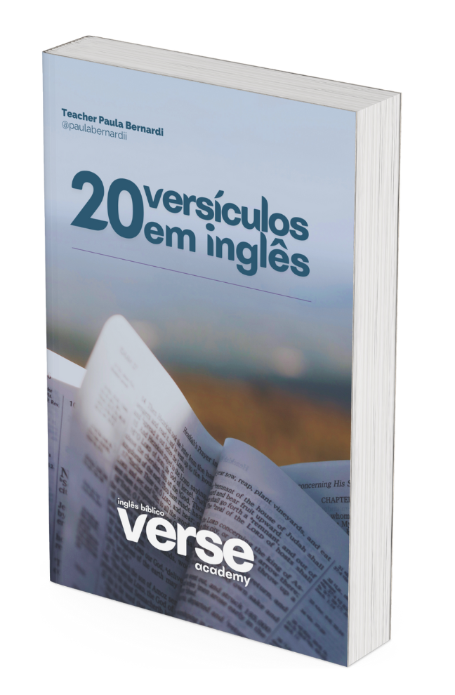 versículos em inglês inglês bíblico para cristãos teacher Paula Bernardi