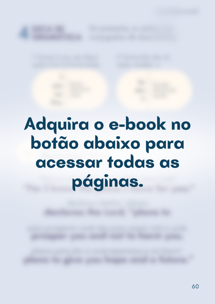 versículos em inglês inglês bíblico para cristãos teacher Paula Bernardi